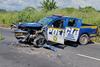 Fuerte accidente entre patrulla y veh&iacute;culo deja varios heridos