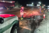 As&iacute; qued&oacute; una motocicleta tras incendiarse en ruta al Atl&aacute;ntico