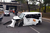 &iexcl;Taxista a la fuga! Colisi&oacute;n en bulevar Liberaci&oacute;n deja heridos