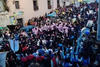Estudiantes golpean a gastadores de banda escolar 