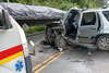 Cinco personas resultaron heridas tras fuerte accidente 