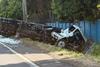 As&iacute; termin&oacute; cami&oacute;n cisterna tras accidente en Masagua