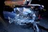 Colisi&oacute;n deja dos heridos y un auto destruido en ruta al Pac&iacute;fico