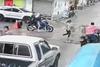 Conductores caen en enorme agujero vial en Escuintla 